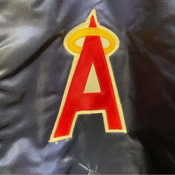 Vintage California Angels Satin Starter Jacket - Picture 3 of 5